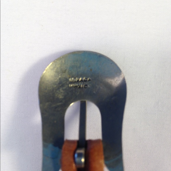 Vintage Pink Suede and Tan Leather Shoulder Bag - Picture 3 of 3